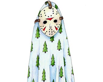 Jay Voorhees Art Friday The 13th Art Print