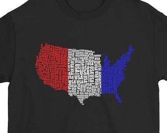 USA Shirt, Patriotic Shirt, American Shirt, United States Shirt, Memorial Day Shirt, 4th of July Shirt, Independance Day Shirt, Flag Shirt