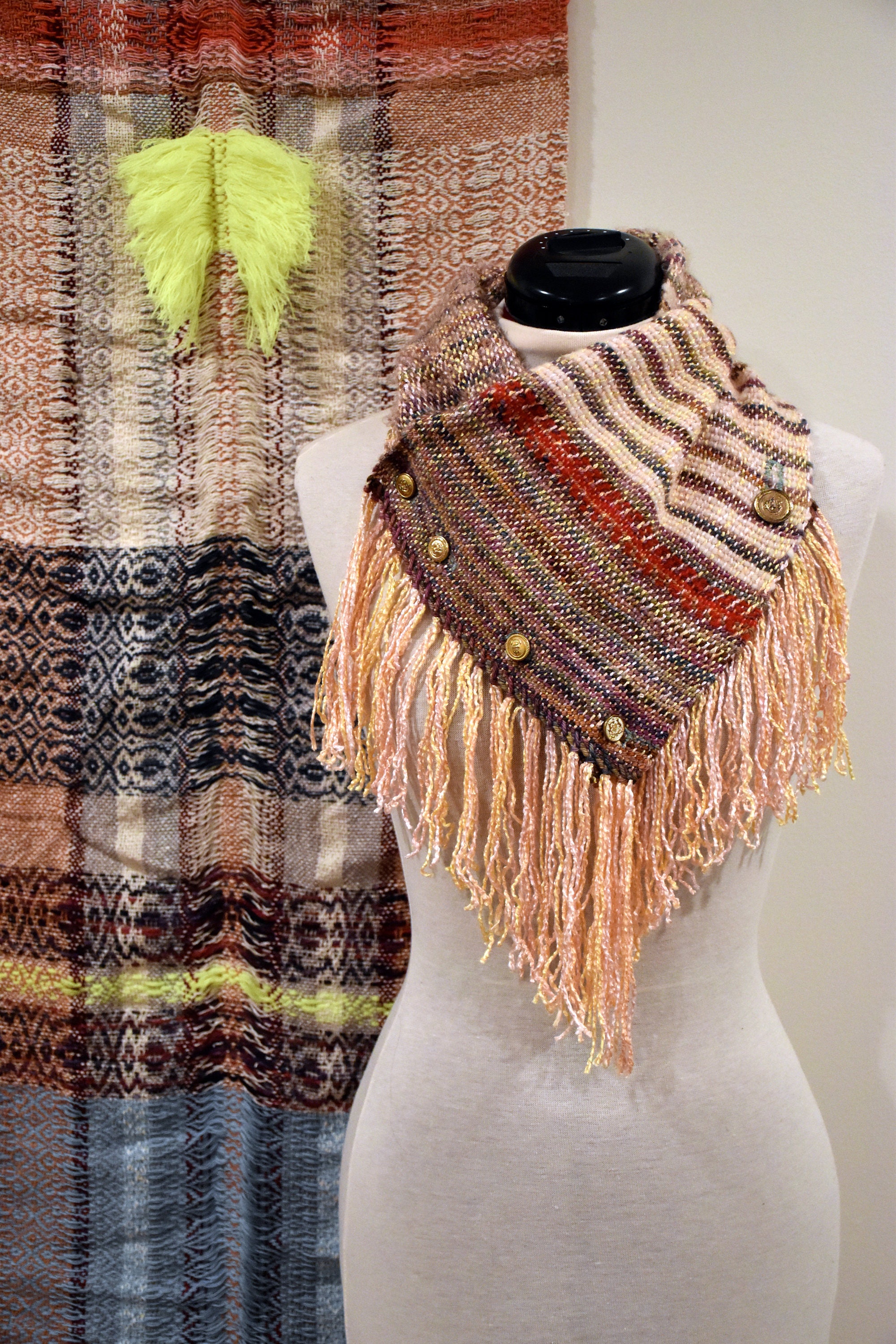 MANZANILLA // Scarf Wrap Shawl // handwoven textile // by | Etsy