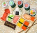 Sushi Roll Cat Toy with Catnip and Rattle 