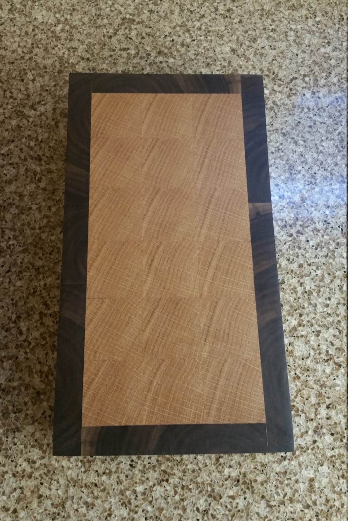 Red Oak and Walnut end grain cutting board/cheese board Etsy