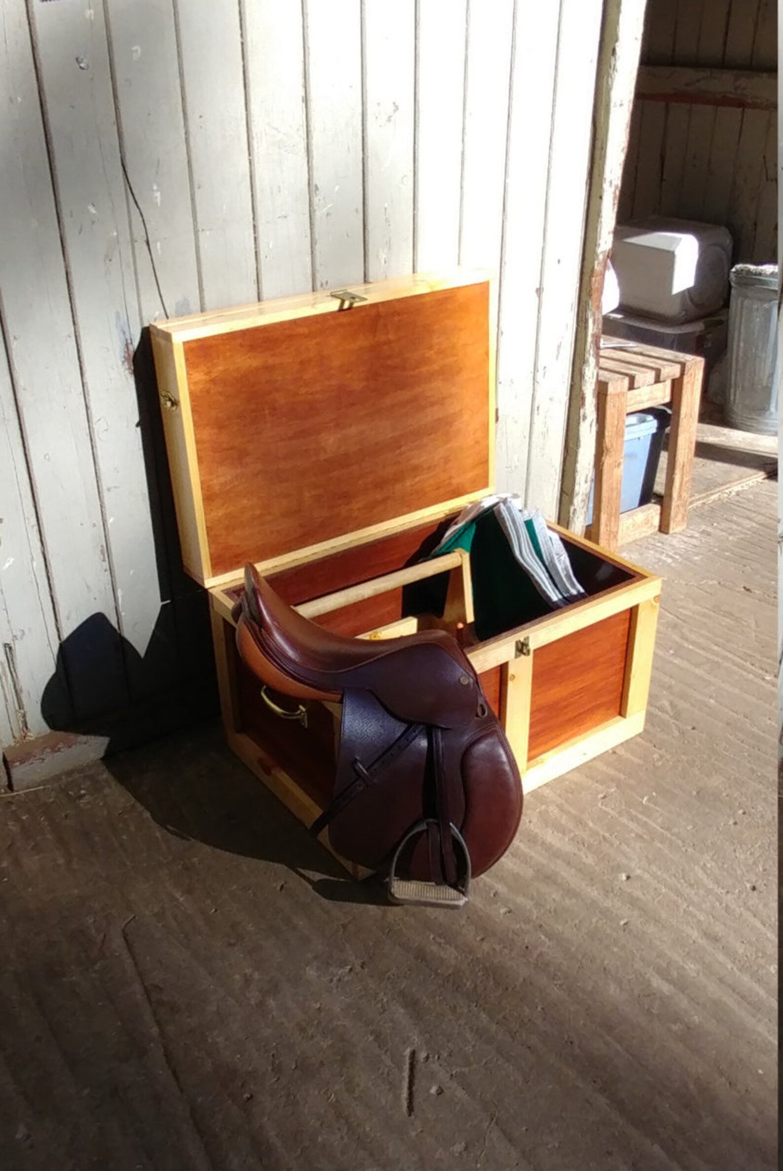 Equine Tack Trunk Etsy