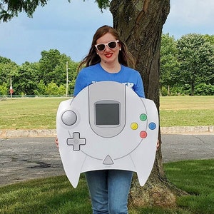 Dreamcast Style Controller Photo Prop, Video Game Party Prop, Gamer Poster, Gamer Party, Party Photo Prop, Digitale Download, Afdrukbare