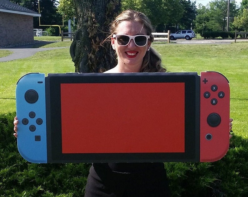 Switch Style Photo Prop Frame Video Game Party Prop Gamer Selfie Frame Photobooth Party Photo Prop Digital Download Printable