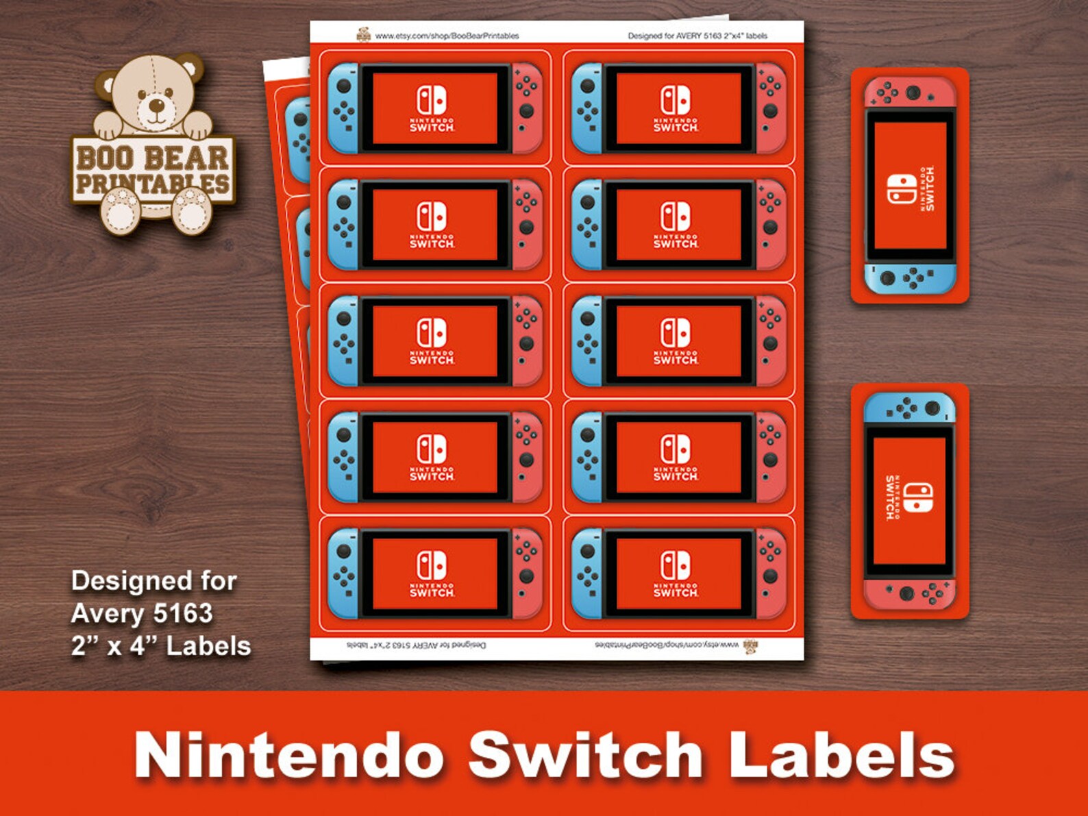 Nintendo Switch Stickers Nintendo Stickers Video Game Party Etsy