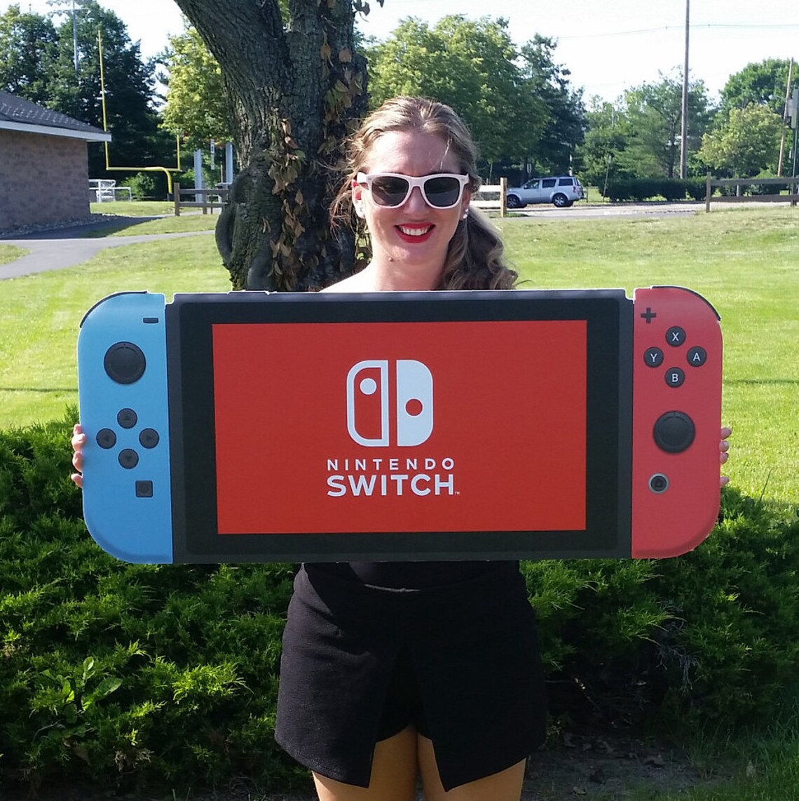 Nintendo Switch Photo Prop Frame Video Game Party Prop Etsy