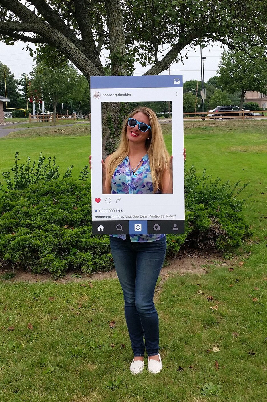 Instagram Style Photo Prop, Social Media Frame, Selfie Board ...