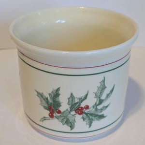 Vintage Holly and Berry Candleholder, Home Decor, Christmas Decor