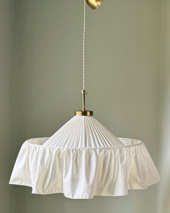 Josef Frank for Svenskt Tenn “carl Larsson's Lamp” Pleated Silk