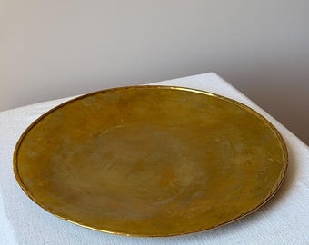 Swedish Hand Hammered Brass Dish