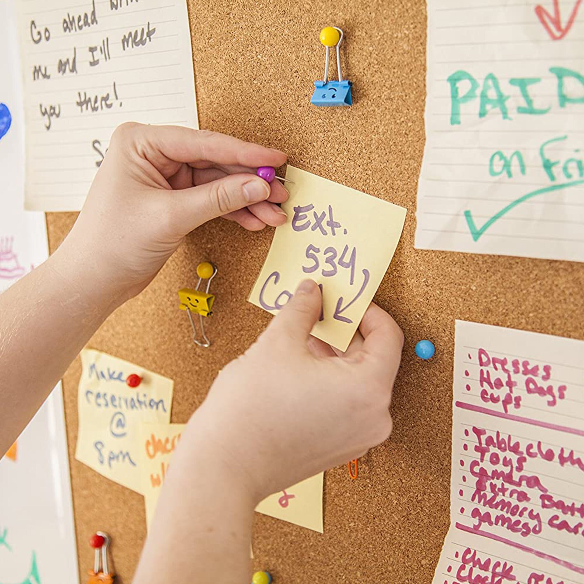 Dry Erase Cork Board Combo Set 18 x 24 White and Etsy