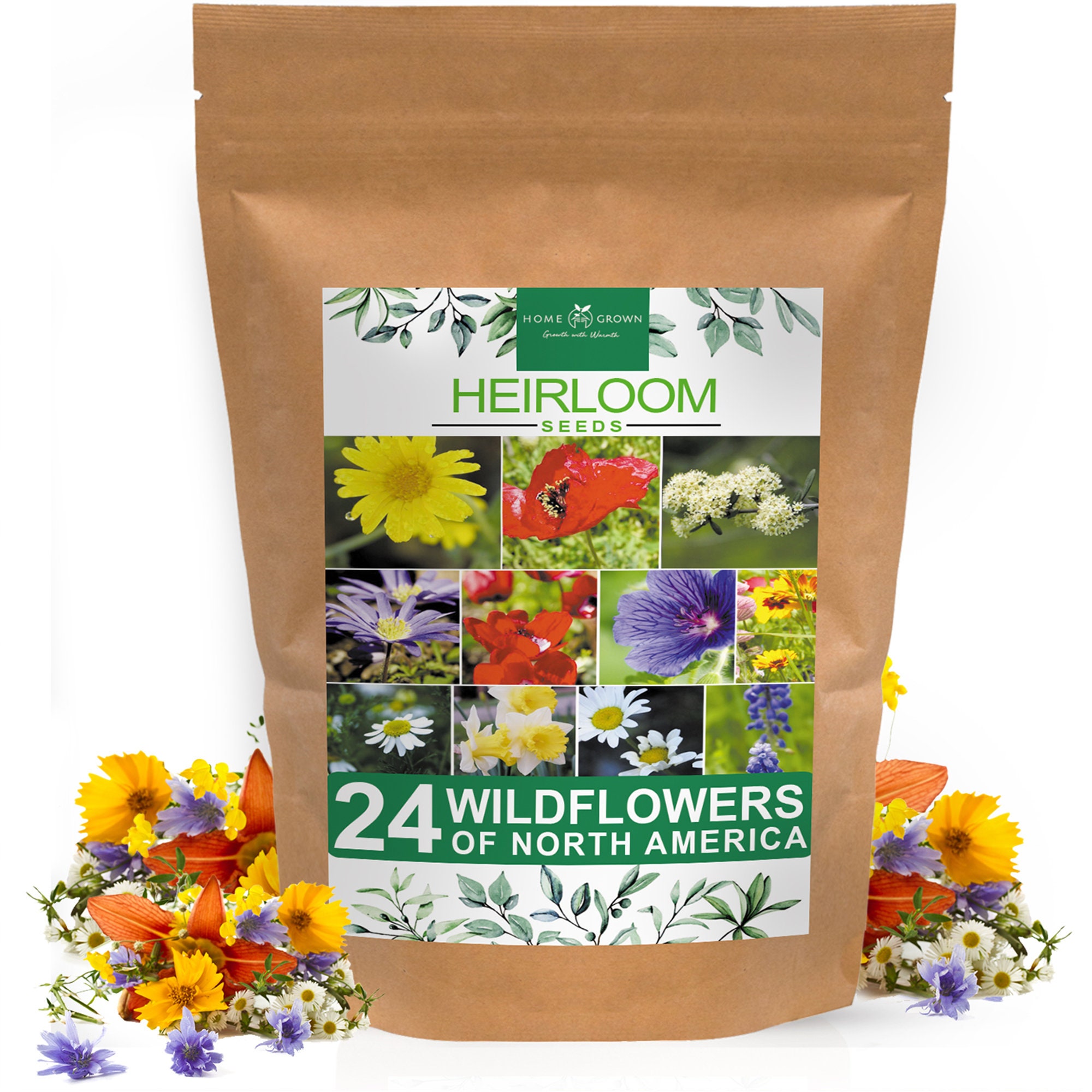 Wild flower Seeds Bulk Mix of 24 Different Varieties of Etsy