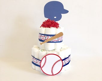 baseball diaper cake
