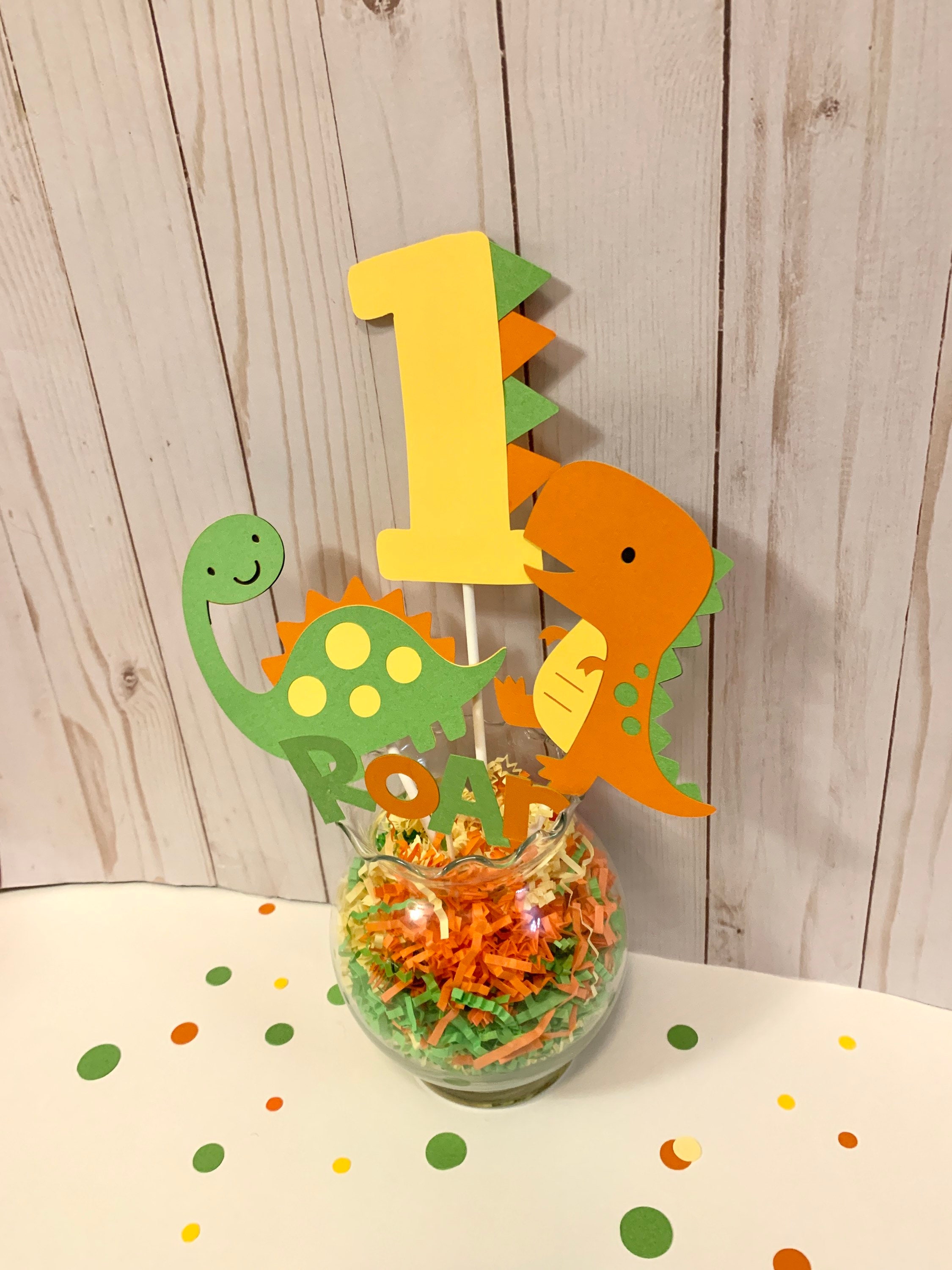 Dinosaur Centerpieces / Dinosaur Party / Dinosaur Baby Shower Etsy