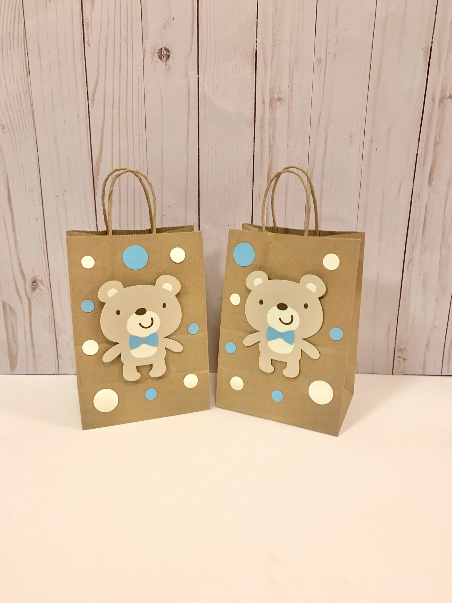 Teddy Bear Favor Bags / Favor Bags / Bear Favor Bags / Teddy Etsy