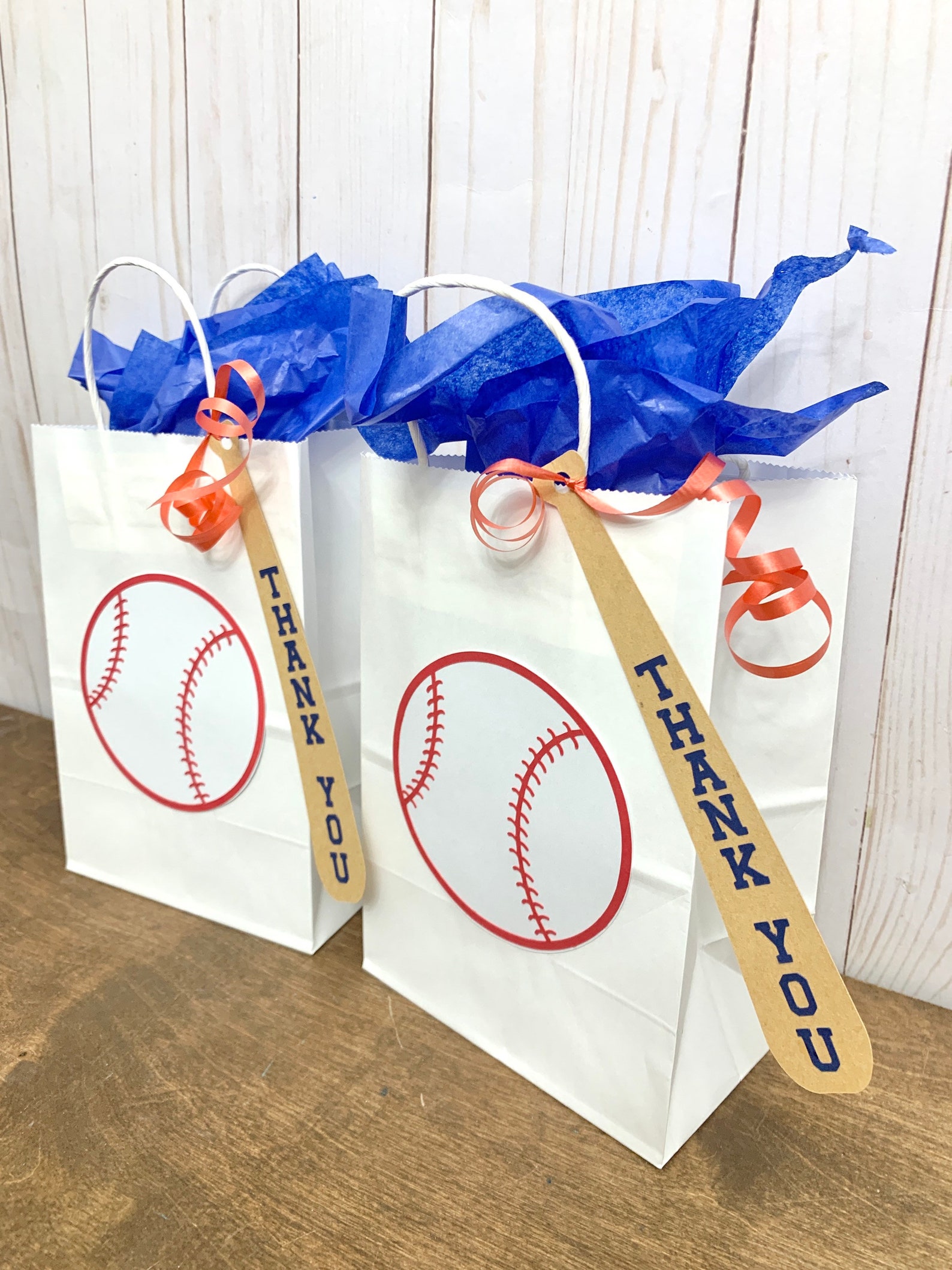 Baseball Favor Bags / Sports Favor Bags / Favor Bags / Etsy