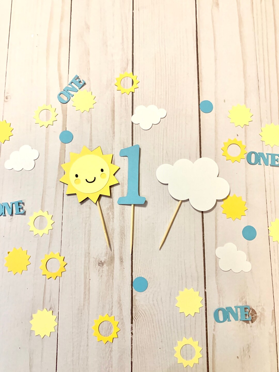 Sunshine Cupcake Toppers / You Are My Sunshine Cupcake Toppers Etsy