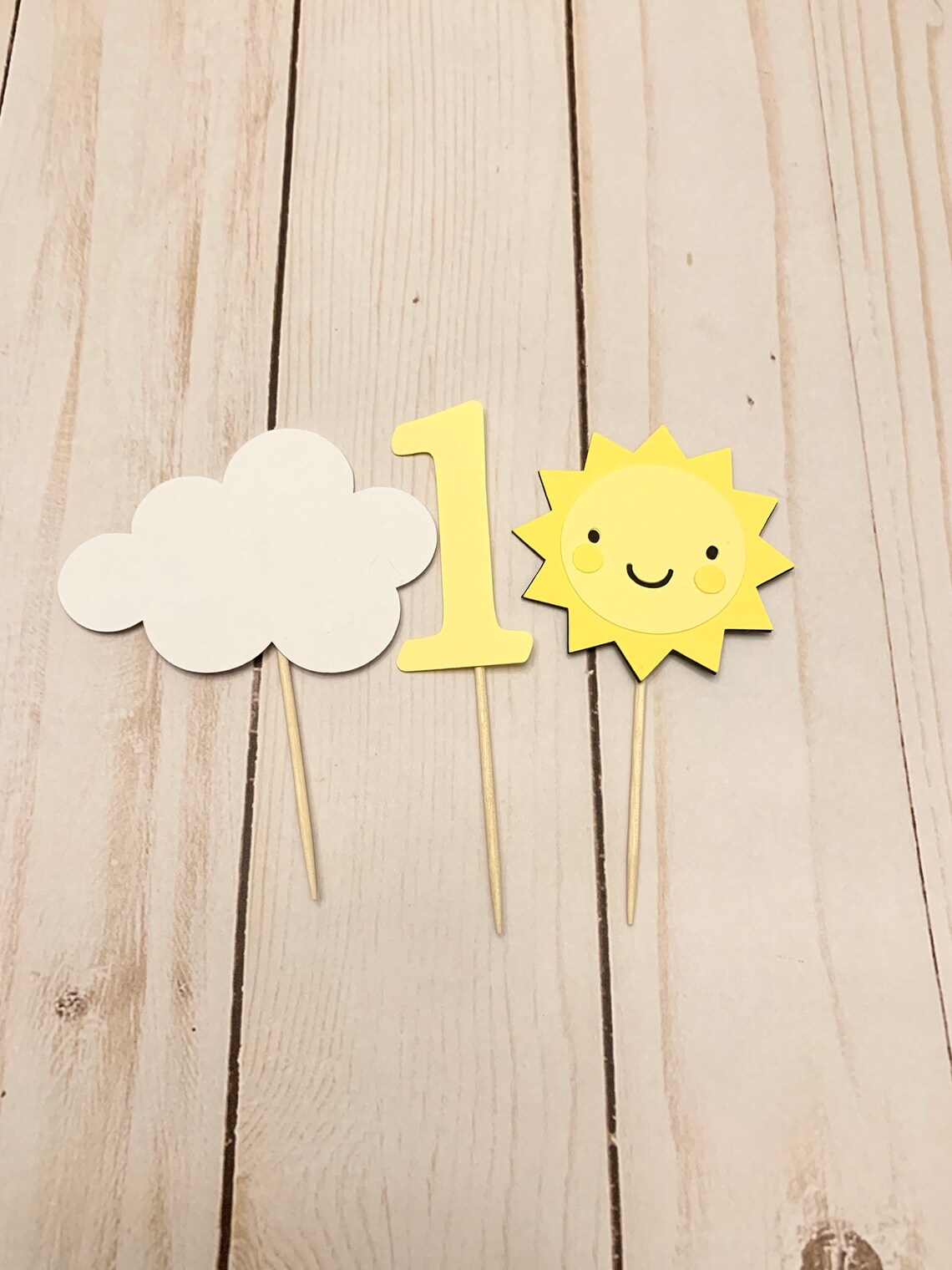Sunshine Cupcake Toppers / You Are My Sunshine Cupcake Toppers Etsy