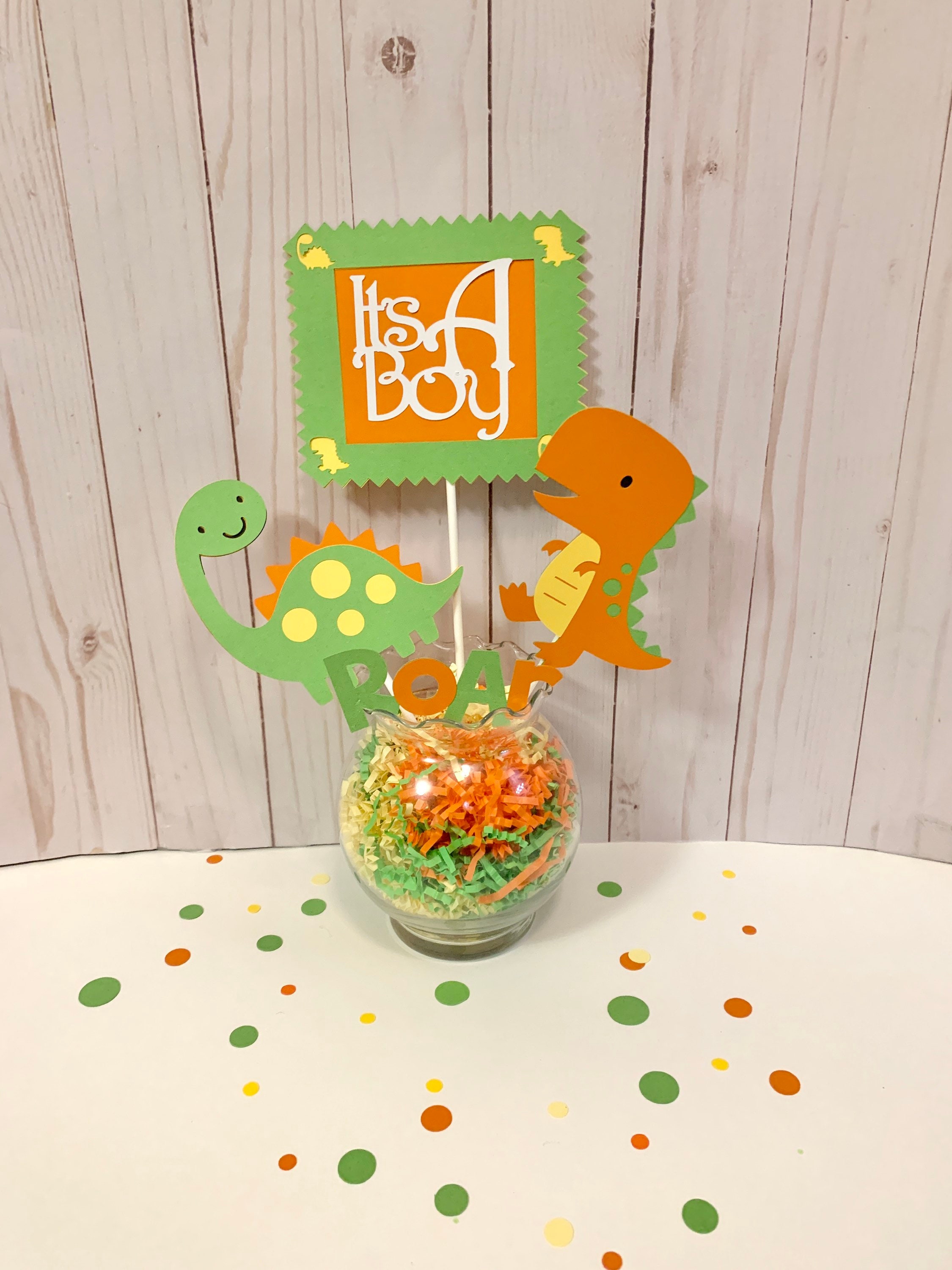 Dinosaur Centerpieces / Dinosaur Party / Dinosaur Baby Shower Etsy