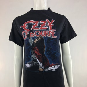 1990 Tennessee River Ozzy Osbourne Blizzard of Ozz T-ShirtVIntage Heavy Metal T-ShirtClassic Rock Concert T-ShirtMusic Festival T-ShirtS image 2