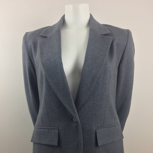 Vintage Pendleton Perite Gray Blazer|Classic Virgin Wool Jacket|Power Suit 90s Career Wear|Work Office Blazer|Church Blazer|4