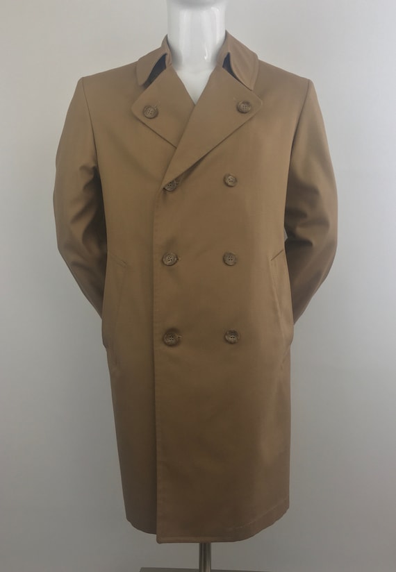 1980's London Fog Maincoats Tan Classic Trench Coat|V… - Gem