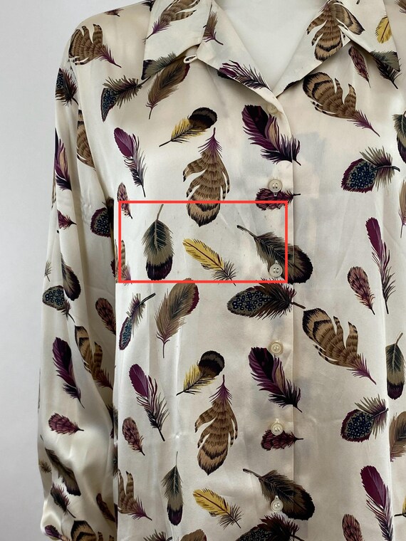 talbots silk blouse