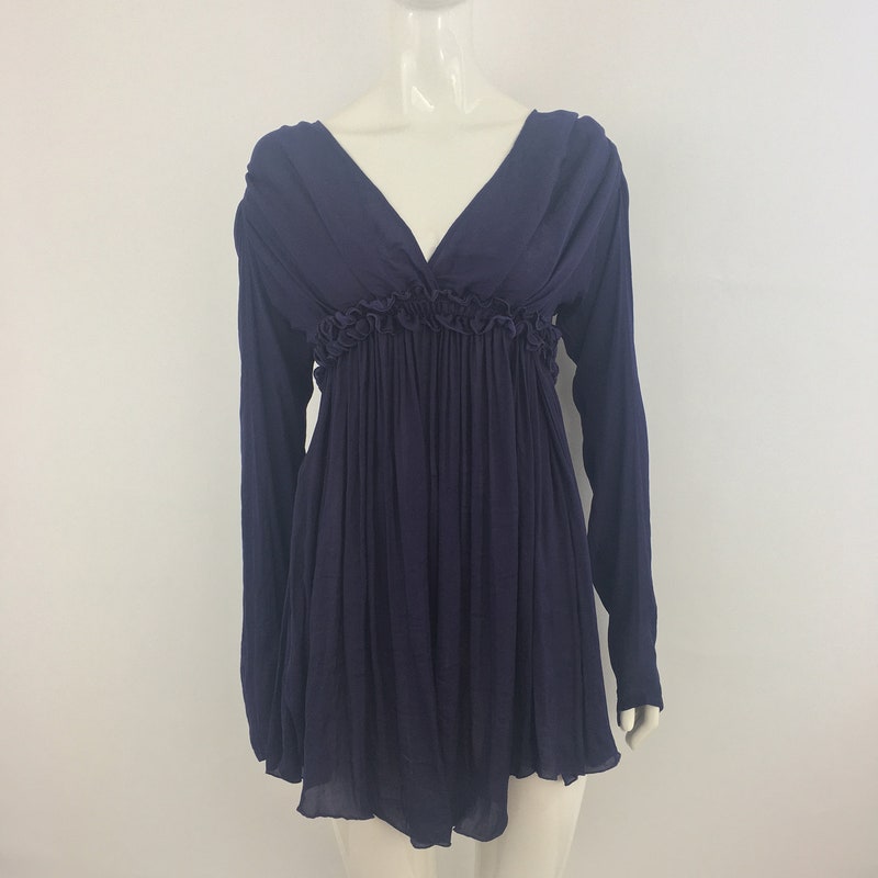 Nude Blush Soft-Drape Empire Waist Blouse main image 1