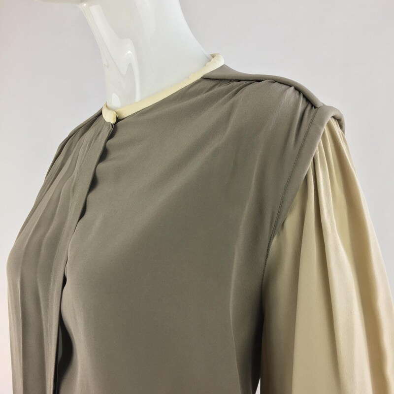 1980s Louis Feraud Printed Silk Blouse