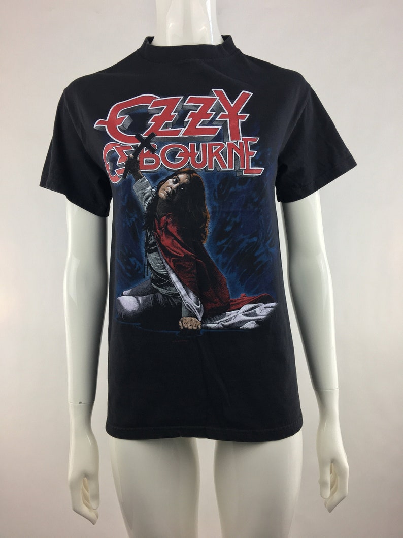1990 Tennessee River Ozzy Osbourne Blizzard of Ozz T-ShirtVIntage Heavy Metal T-ShirtClassic Rock Concert T-ShirtMusic Festival T-ShirtS image 2