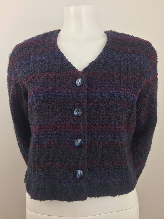 1990's Positive Attitude Petite Wool Blend Croppe… - image 3