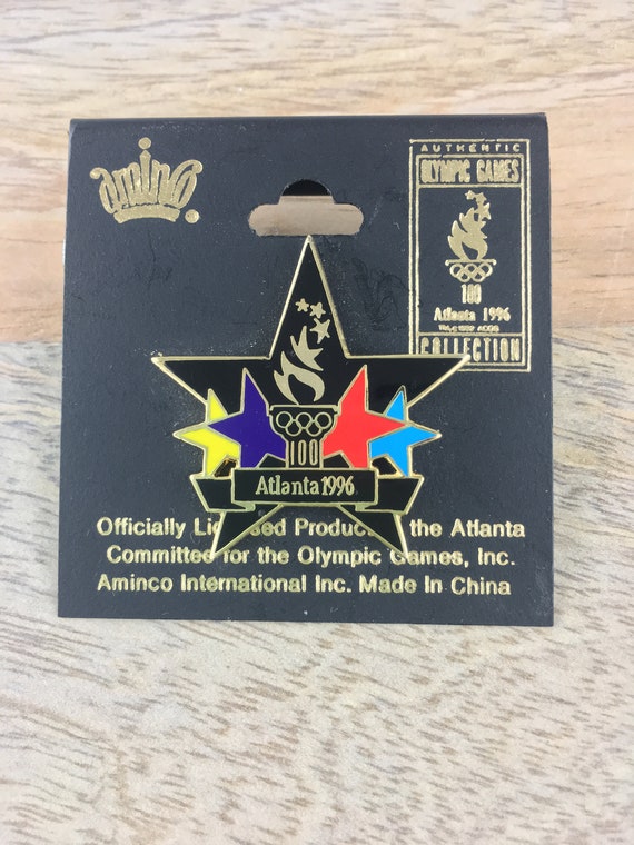 1990's Amino Atlanta 1996 Olympic Pin|Official Oly