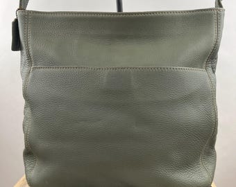 バッグ coach leather shoulder green vintage Authentic Coach shoulder bag leather vintage old small green