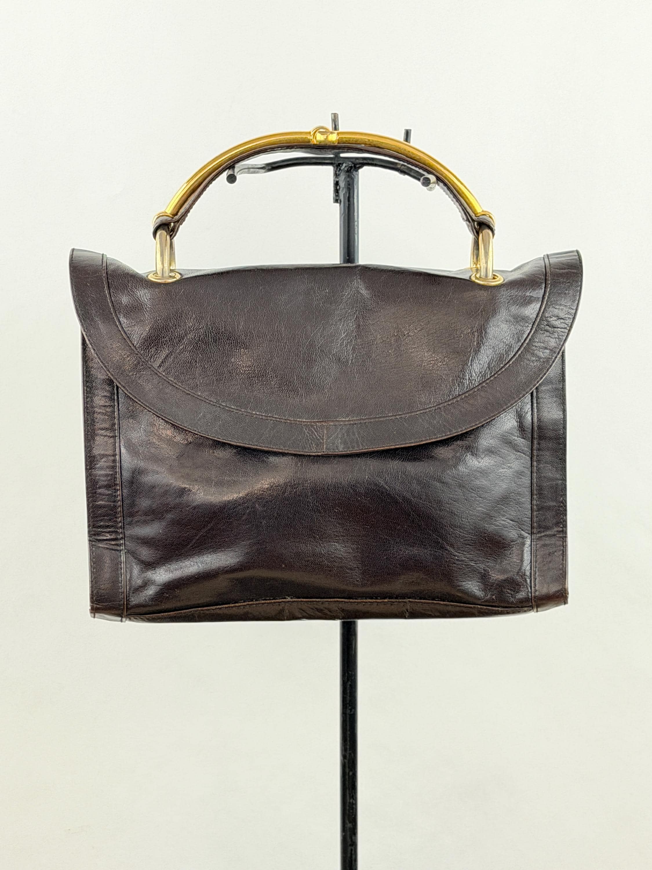 ※希少品 70's Italy leather shoulderbag 70s Italian Leather Bag - Etsy