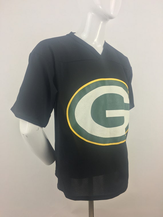 1990's Riddell Green Bay Packers Black Football P… - image 2