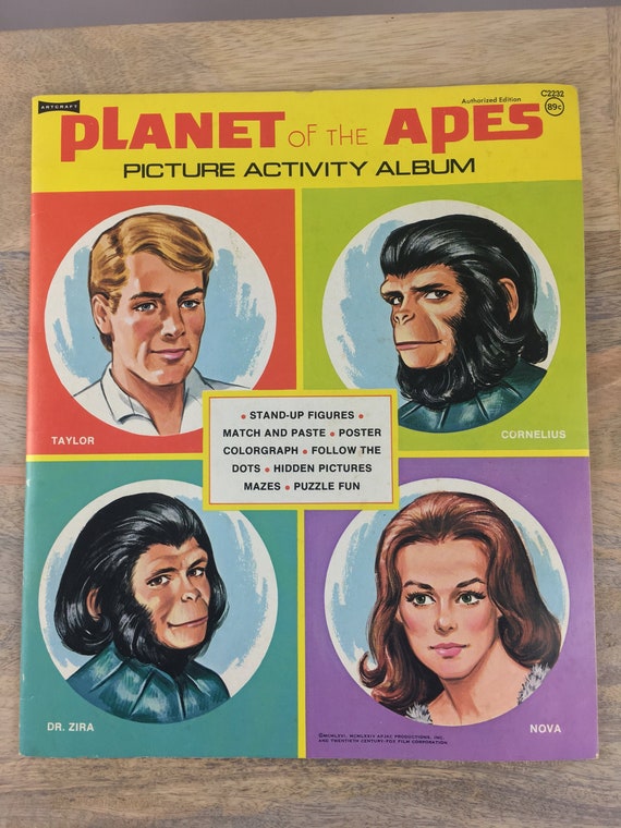 PLANET of the APES ピクチャーアクティビティアルバム-1970