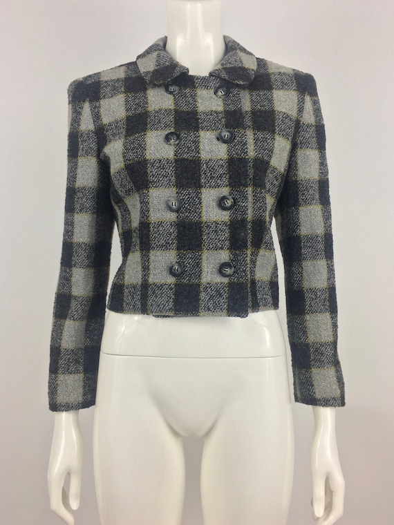 Blazer Jones New York Gris - Taille 8 (équivalent 14 US) - Léger - Occasion Très Bon état