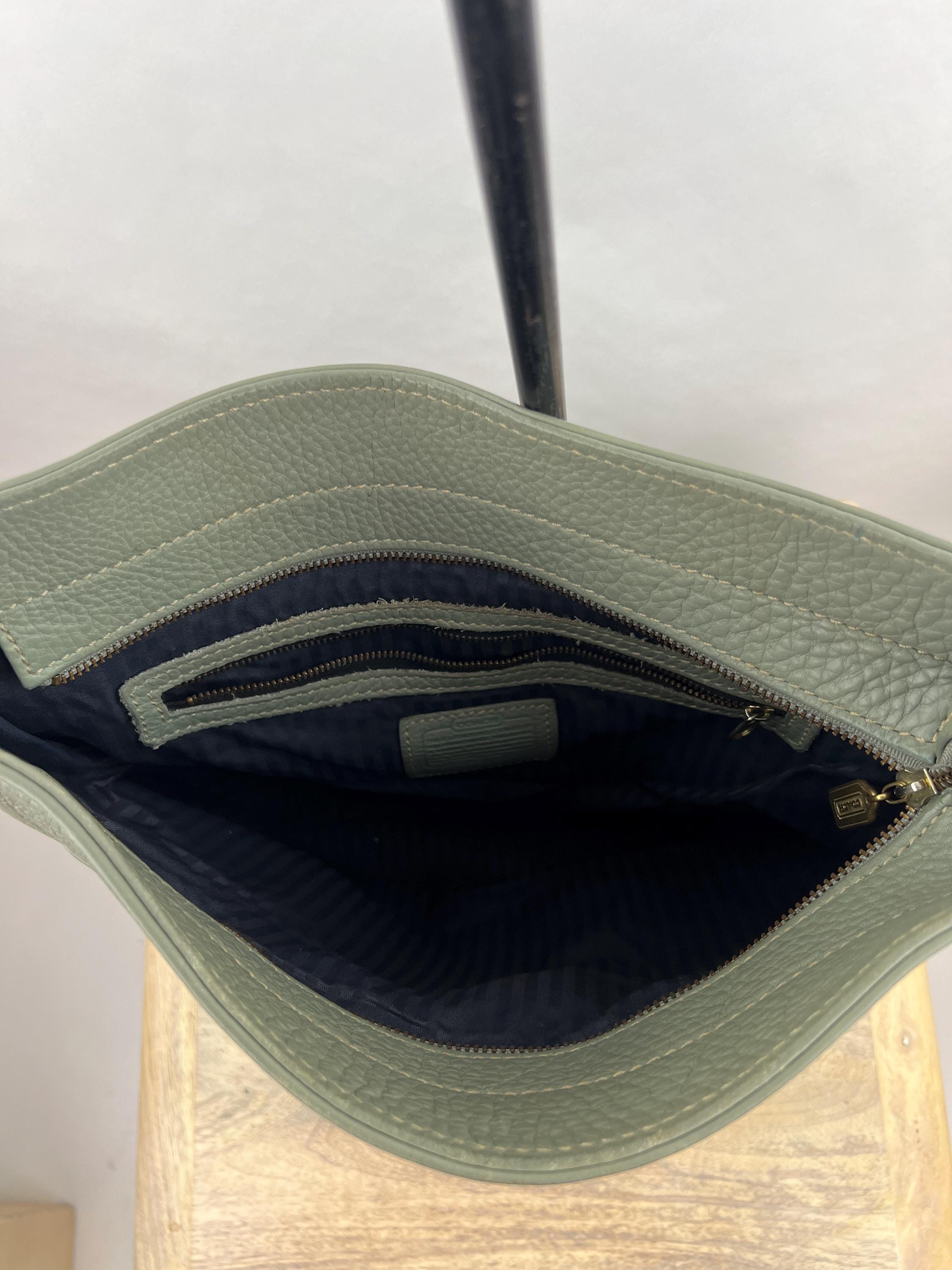 バッグ Vintage Coach Shoulder Bag sonoma Green Vintage coach sonoma nubuck - Gem