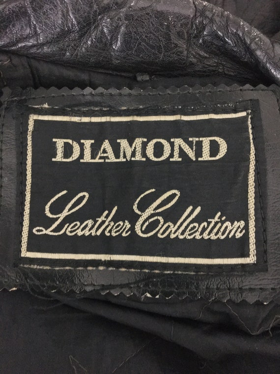 Diamond leather collection motorcycle jacket best sale