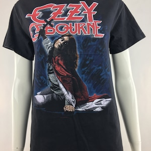 1990 Tennessee River Ozzy Osbourne Blizzard of Ozz T-ShirtVIntage Heavy Metal T-ShirtClassic Rock Concert T-ShirtMusic Festival T-ShirtS image 4