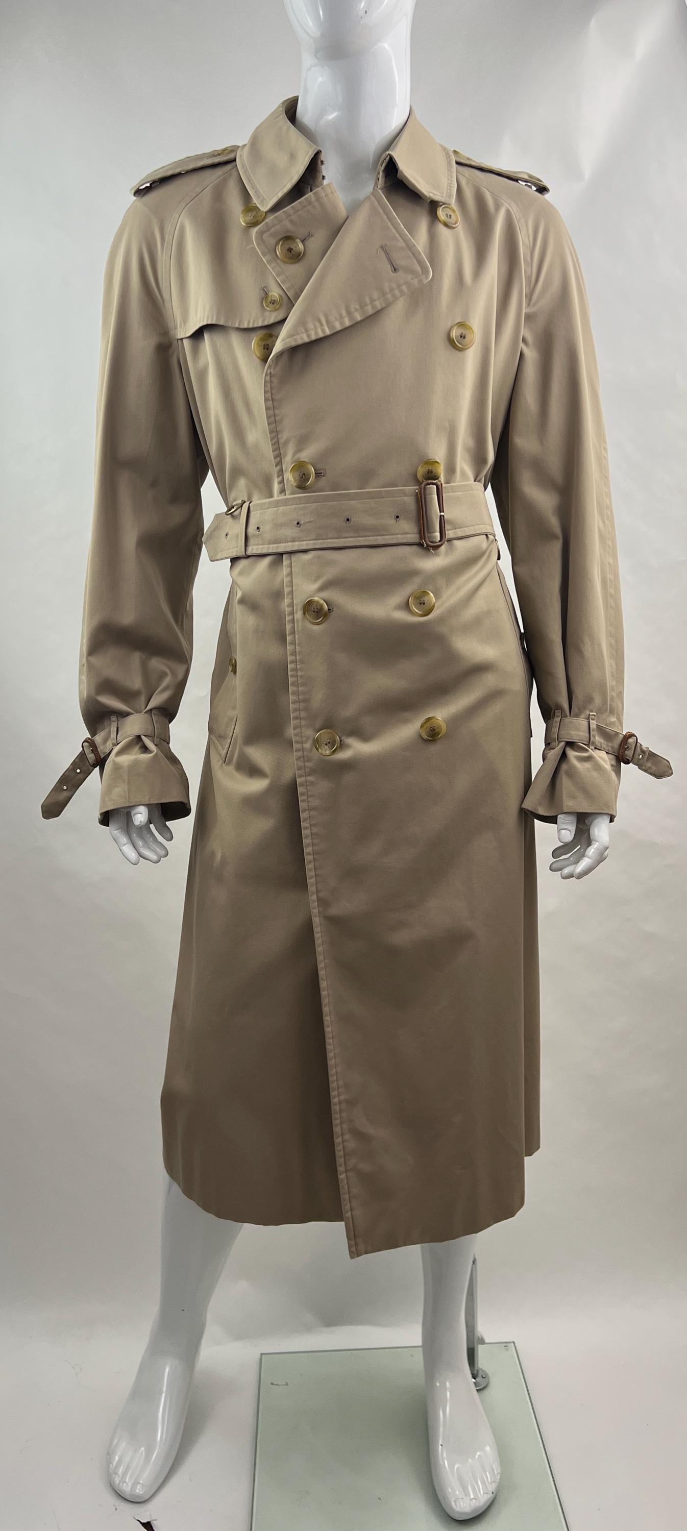 Vintage Burberry Trench Coat - Etsy