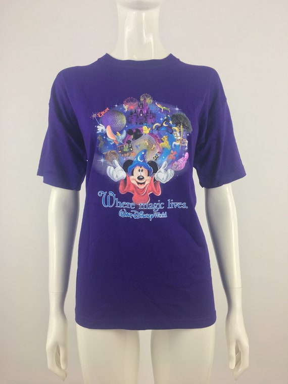 1990's Walt Disney World Purple T-Shirt| Mickey Mo