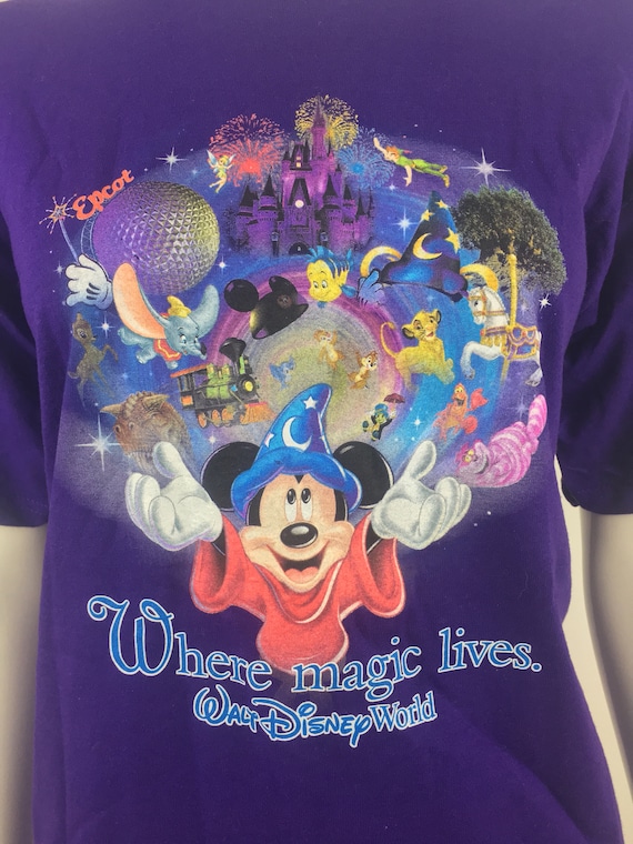 Purple T-shirt Mickey Mouse 
