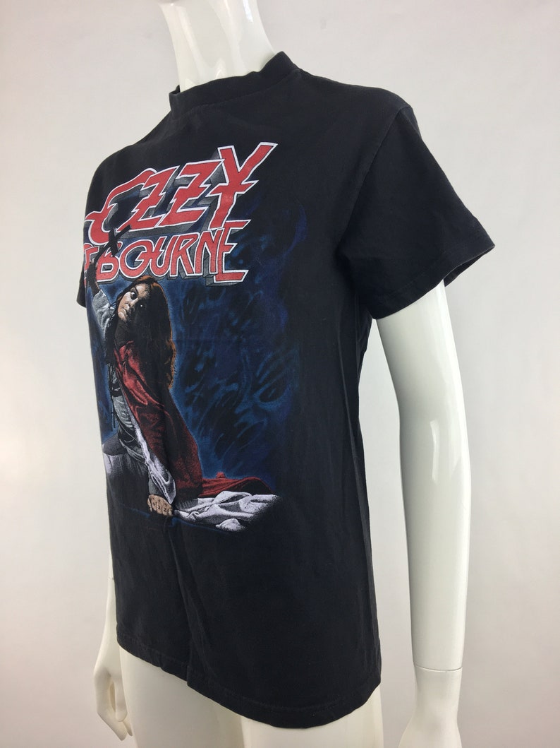 1990 Tennessee River Ozzy Osbourne Blizzard of Ozz T-ShirtVIntage Heavy Metal T-ShirtClassic Rock Concert T-ShirtMusic Festival T-ShirtS image 5