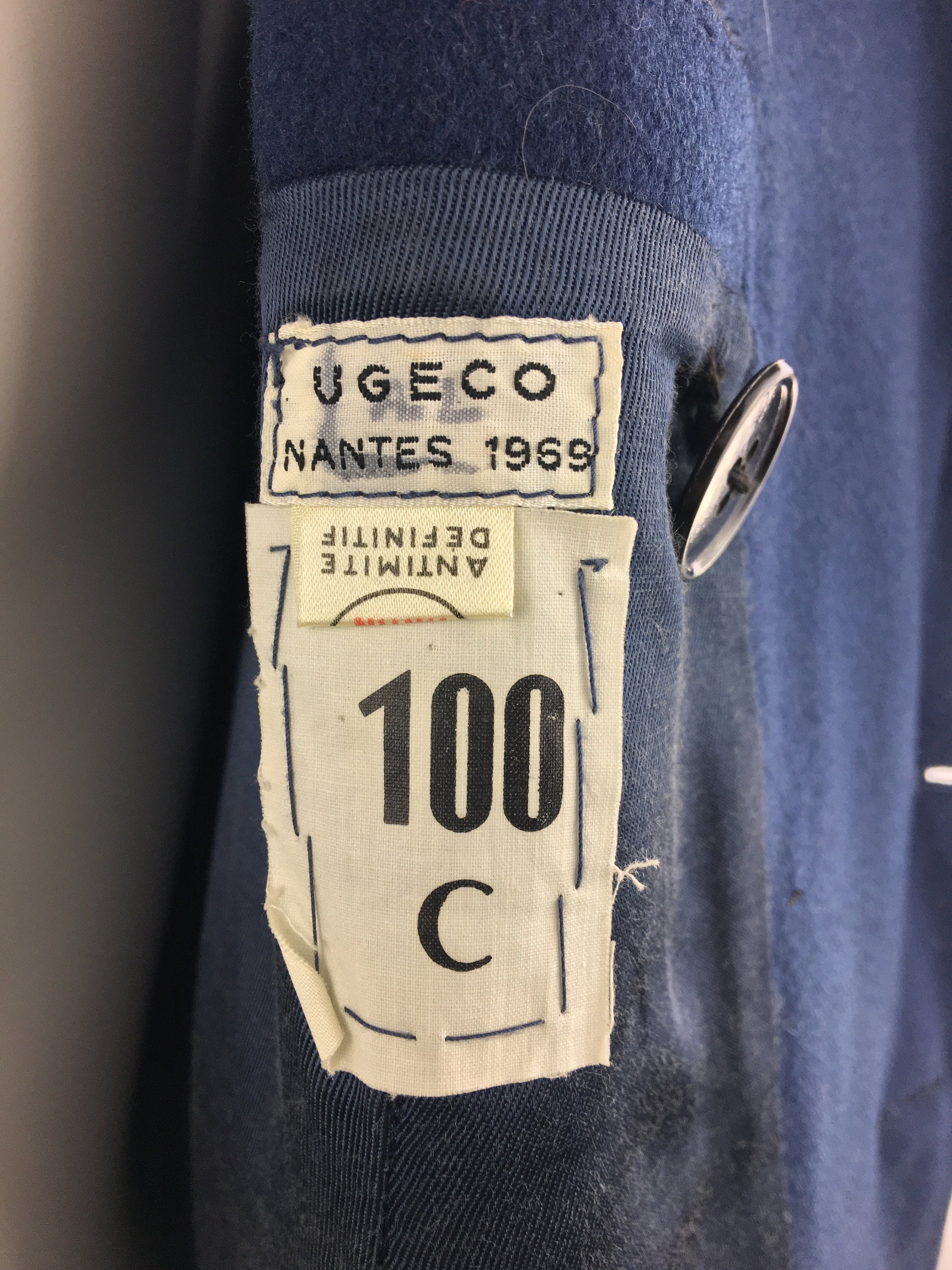 FRENCH MILITARY◇UGECO NANTES 1971コート/NVY/無地