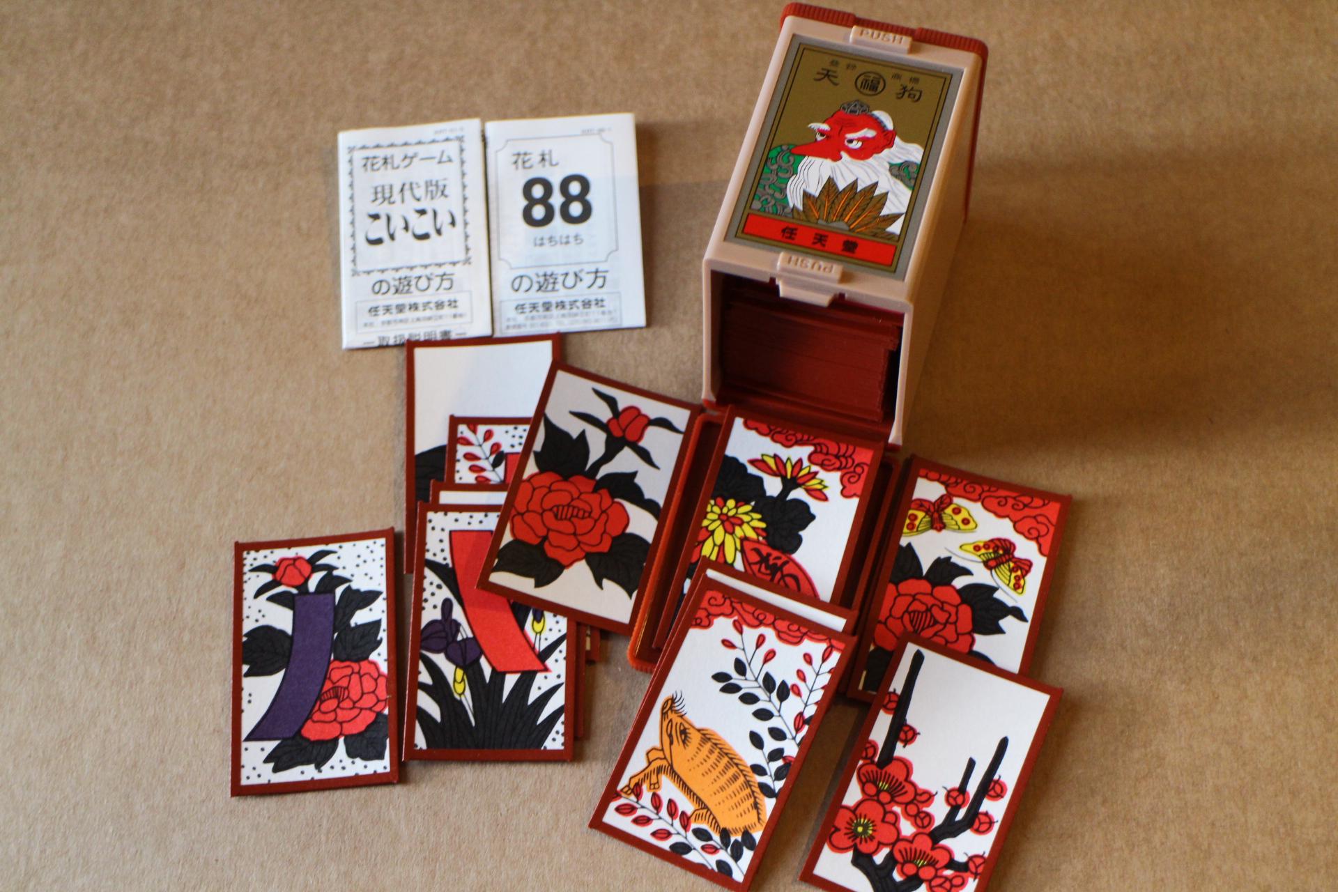 Japanese Hanafuda Card Game Traditional Authentic Red Cards Nintendo Made in Japan - Etsy Japanese Hanafuda Card Game Traditional Authentic Red Cards Nintendo Made in Japan - Etsy