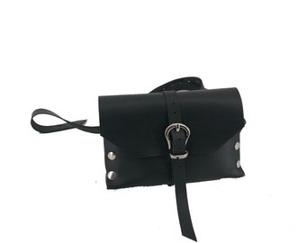 Leather waist bag