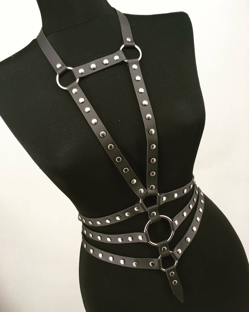 Leather Harness Etsy