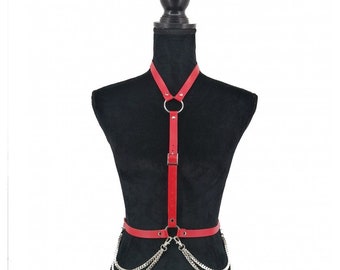 Leather harness