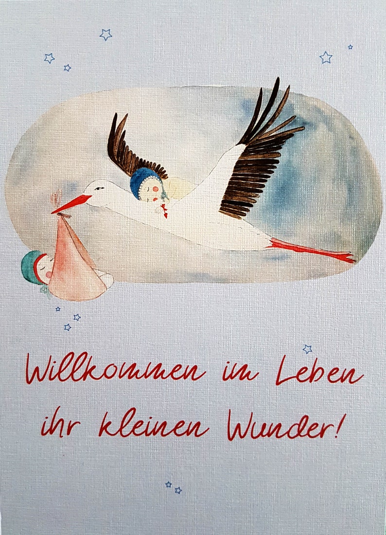 Karte Zur Geburt Von Zwillingen Zwei Jungs Etsy